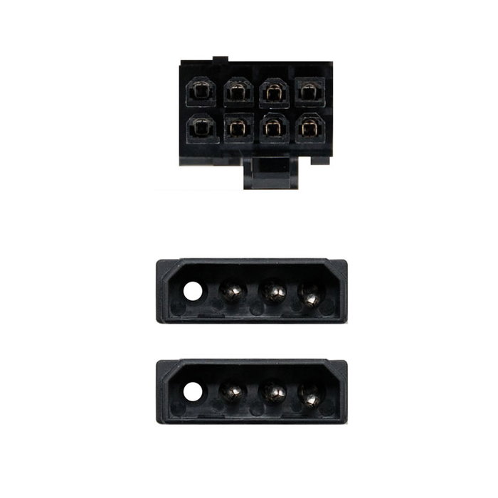 Nanocable 10.19.1201 Cable de Alimentación para Tarjeta Gráfica 2x Molex a 6+2 Pin